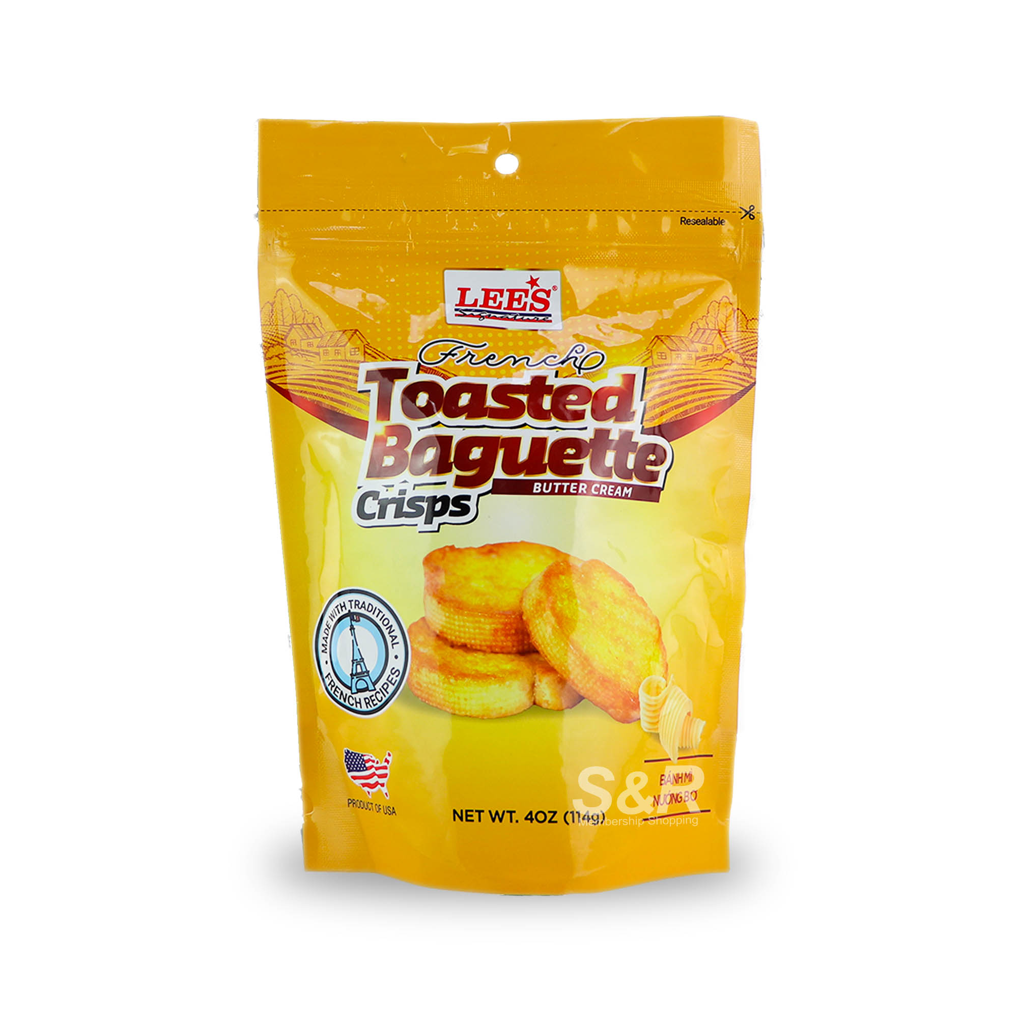 Lee's French Toasted Baguette Crisps 114g Lee's French Toasted Baguette Crisps 114g